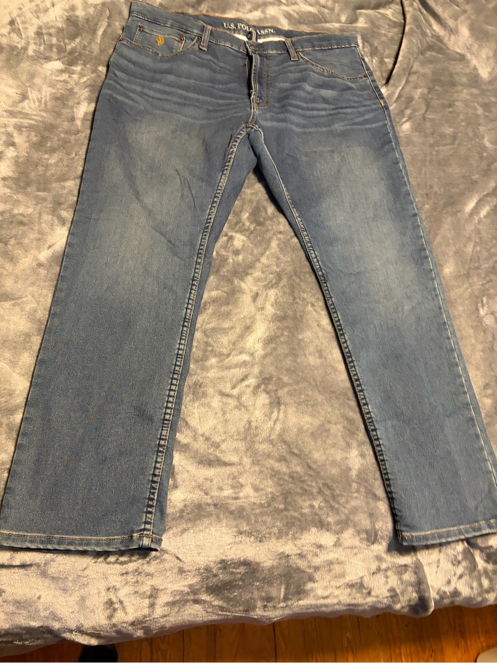 U.S. Polo Assn. Men’s Light Blue Bootcut Jeans